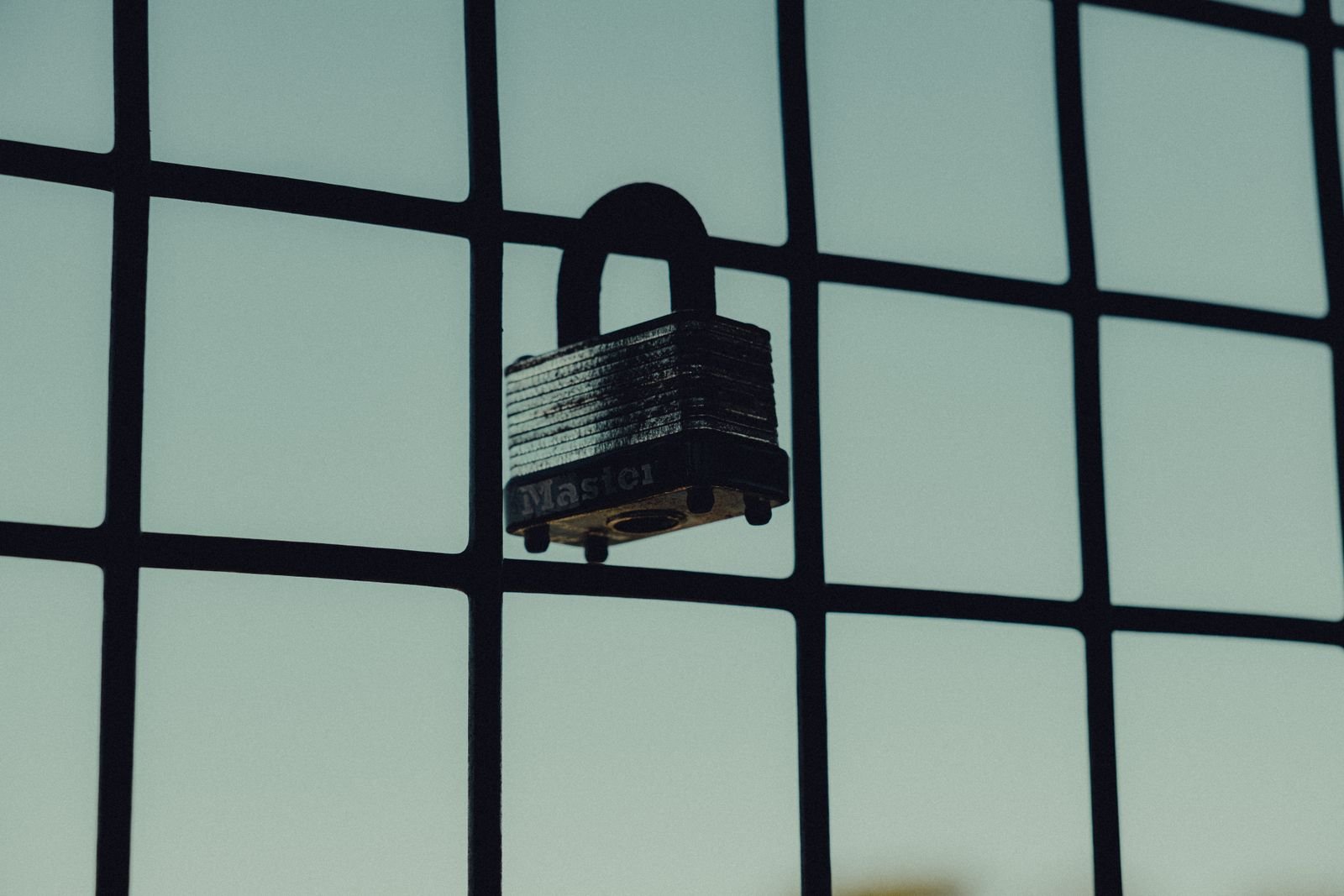Candado cerrado, como metáfora de la seguridad de una aplicación web