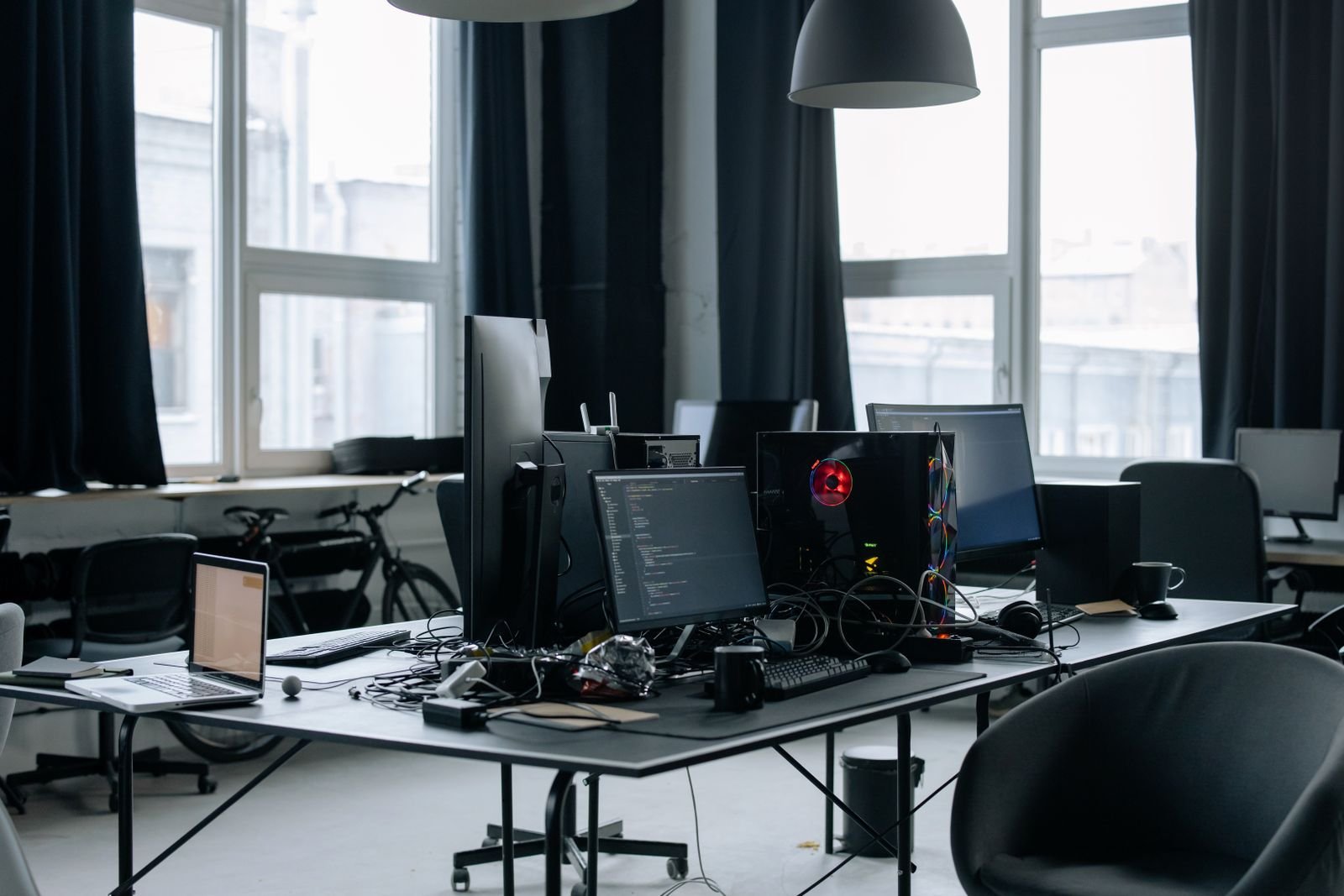 Modern software development office